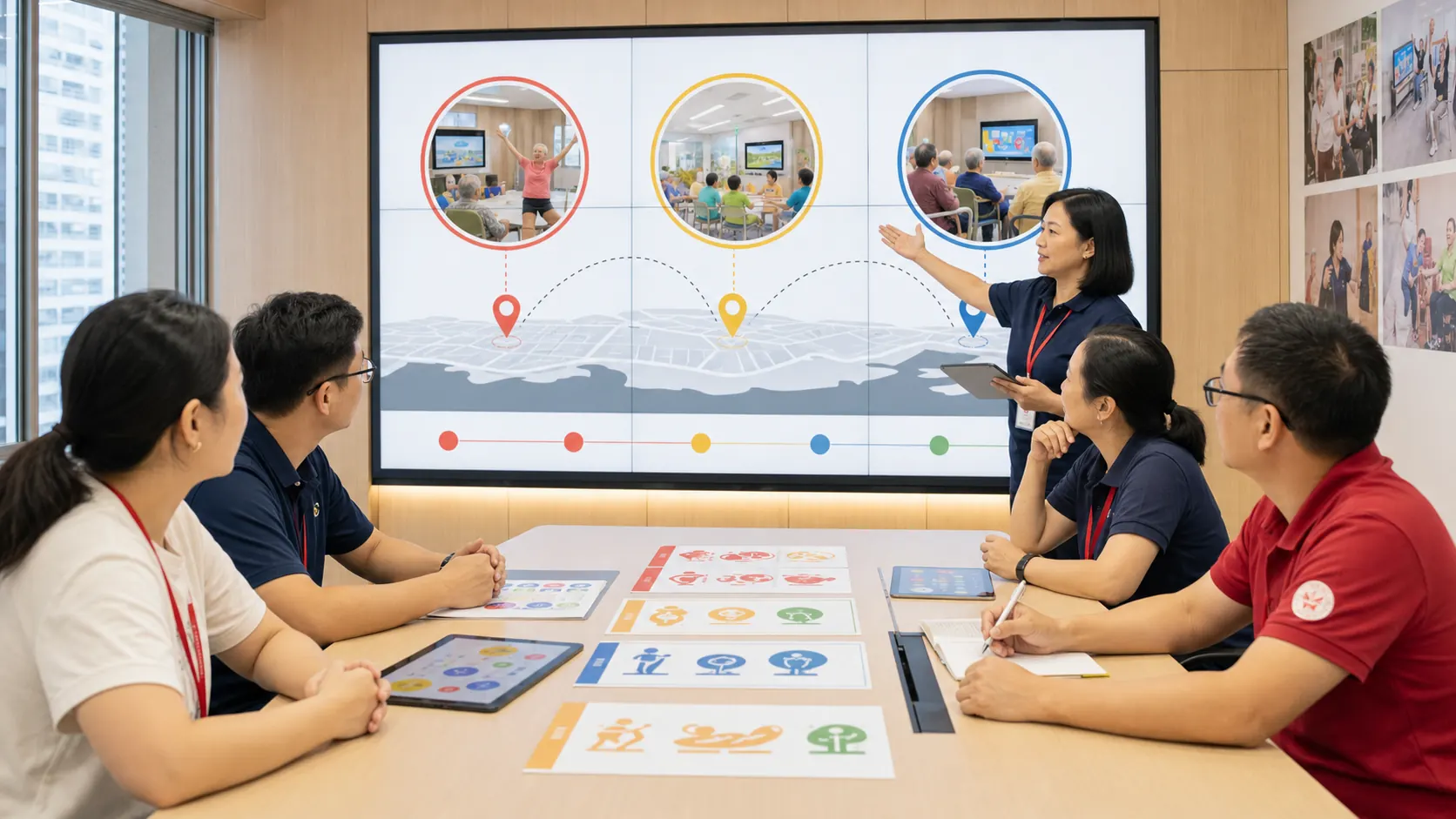 機構團隊規劃 JoyMotion 於多個長者服務單位導入